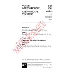 IEC 60439-1:1992/AMD2:1996