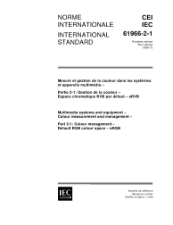 IEC 61966-2-1:1999
