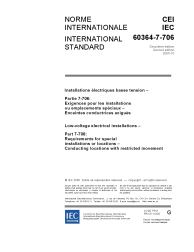 IEC 60364-7-706:2005
