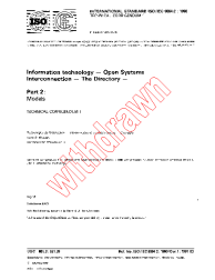ISO/IEC 9594-2:1990/COR1:1991