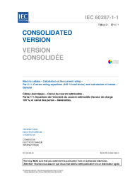 IEC 60287-1-1:2006+AMD1:2014 Consolidated