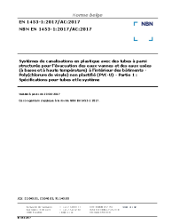 NBN EN 1453-1:2017/AC:2017