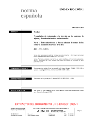UNE-EN ISO 13935-1:2014