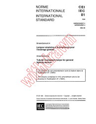 IEC 60081:1984/AMD4:1993