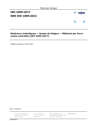 NBN ISO 1099:2021