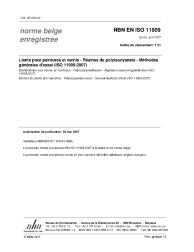 NBN EN ISO 11909:2007