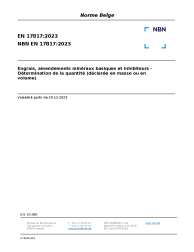NBN EN 17817:2023
