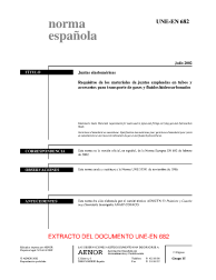 UNE-EN 682:2002 (R2022)