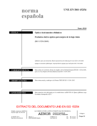 UNE-EN ISO 15254:2010