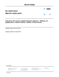 NBN EN 12063:2024