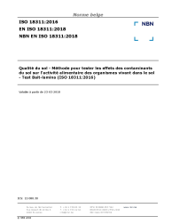 NBN EN ISO 18311:2018