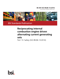 BS EN ISO 8528-13:2016