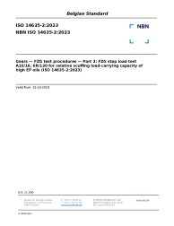 NBN ISO 14635-2:2023