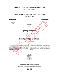 IEC 60157-1:1973/AMD1:1983