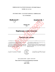 IEC 60347:1972/AMD1:1980