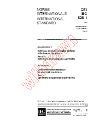 IEC 60626-1:1995/AMD1:1996