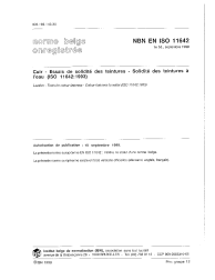 NBN EN ISO 11642:1998