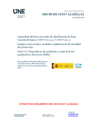 UNE-EN IEC 61557-12:2023/A1:2023