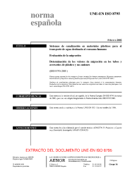 UNE-EN ISO 8795:2002