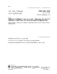 NBN ISO 4547:1997