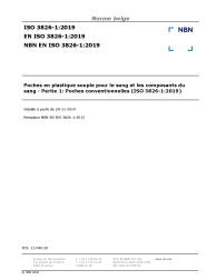 NBN EN ISO 3826-1:2019