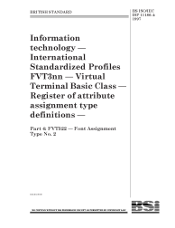 BS ISO/IEC ISP 11186-4:1997