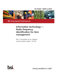 BS ISO/IEC 18000-2:2009