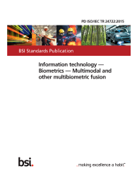 PD ISO/IEC TR 24722:2015