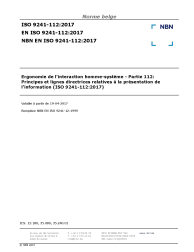 NBN EN ISO 9241-112:2017