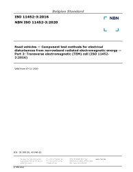 NBN ISO 11452-3:2020