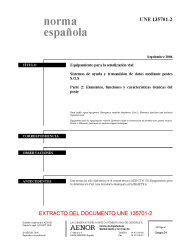 UNE 135701-2:2006 (R2022)