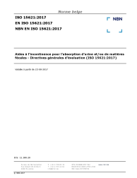 NBN EN ISO 15621:2017
