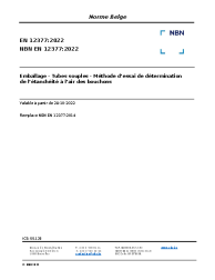 NBN EN 12377:2022