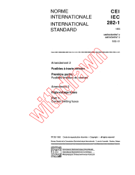 IEC 60282-1:1985/AMD2:1992