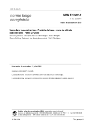 NBN EN 572-2:2004