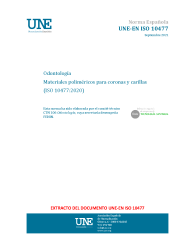 UNE-EN ISO 10477:2021