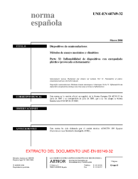 UNE-EN 60749-32:2004