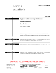 UNE-EN 62053-52:2006