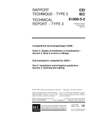 IEC TR 61000-5-2:1997