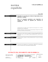 UNE-EN 60998-2-4:2006