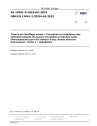 NBN EN 13941-2:2019+A1:2021