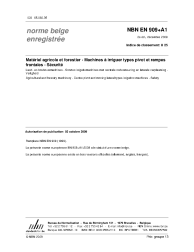 NBN EN 909+A1:2009