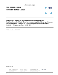 NBN ISO 20902-1:2021