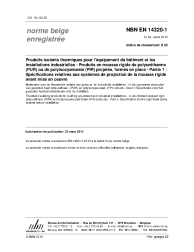 NBN EN 14320-1:2013