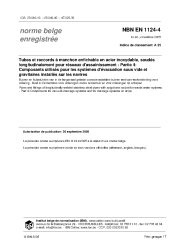 NBN EN 1124-4:2005