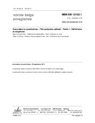 NBN EN 15752-1:2014