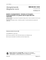 NBN EN ISO 10432:2005