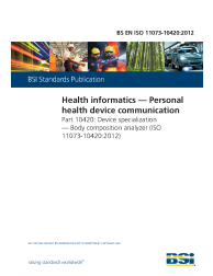 BS EN ISO 11073-10420:2012