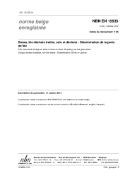 NBN EN 15935:2012