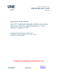 UNE-EN IEC 62271-105:2024